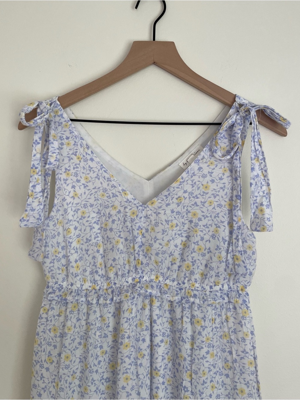 By The River Anthropology Floral Tiered Midi Dress - Picture 2 of 7